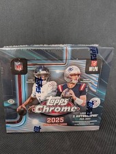 2025 Topps Chrome JUMBO Football. New Factory Sealed Box