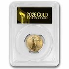 2026 1/4 oz American Gold Eagle MS-70 PCGS (FirstStrike®, Black)