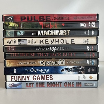 Art House Horror DVD Lot Let the Right One In Funny Games Machinist Pulse Habit