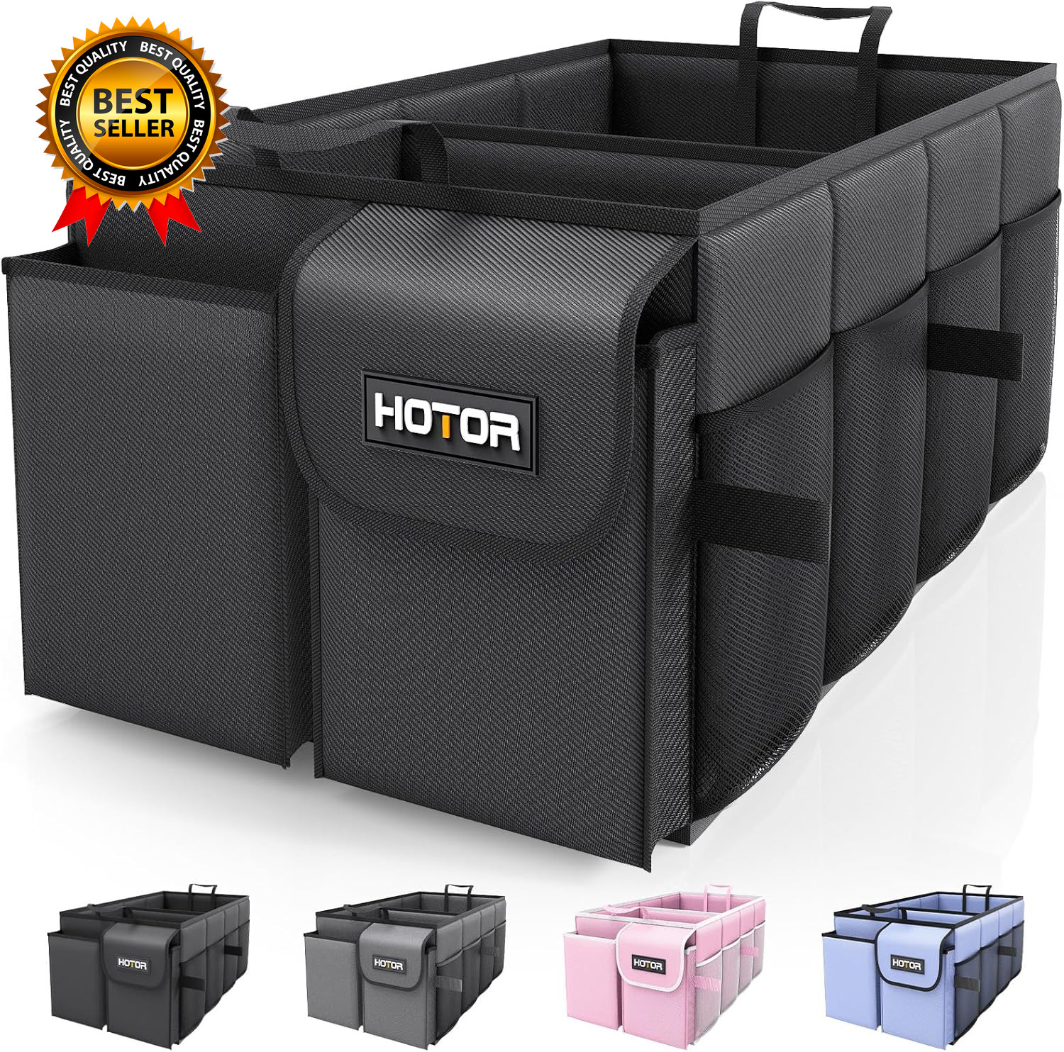 Trunk Organizer Car Organizer Foldable Trunk Organizer for Suvs & Sedans Sturdy