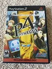 Persona 4 PS2 2008 bonus soundtrack disc + artbook promo (No game disc)