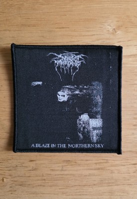 Darkthrone A Blaze in the Northern Sky Black Border Woven Patch
