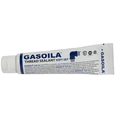 Soft-Set Pipe Thread Sealant   Non-Hardening Paste for Metal & Plastic, 2 Oz Tub