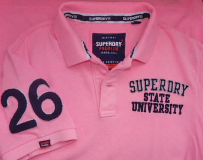 SUPERDRY  Herren Poloshirt, Polo Shirt, Polohemd, Hemd, Gr. L, TOP