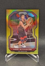 2021 Panini Prizm WNBA #44 Angel McCoughtry Gold Prizm /10 SP