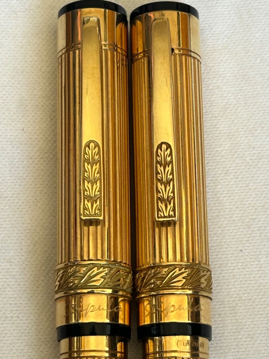 Stipula Florentia Aurea 18K Solid Gold Limited Edition FP & RBP