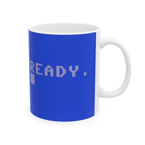 Commodore "READY." Coffee Mug Retro in Every Sip commodore 64 128 Plus 4 Vic-20 - Picture 6 of 10