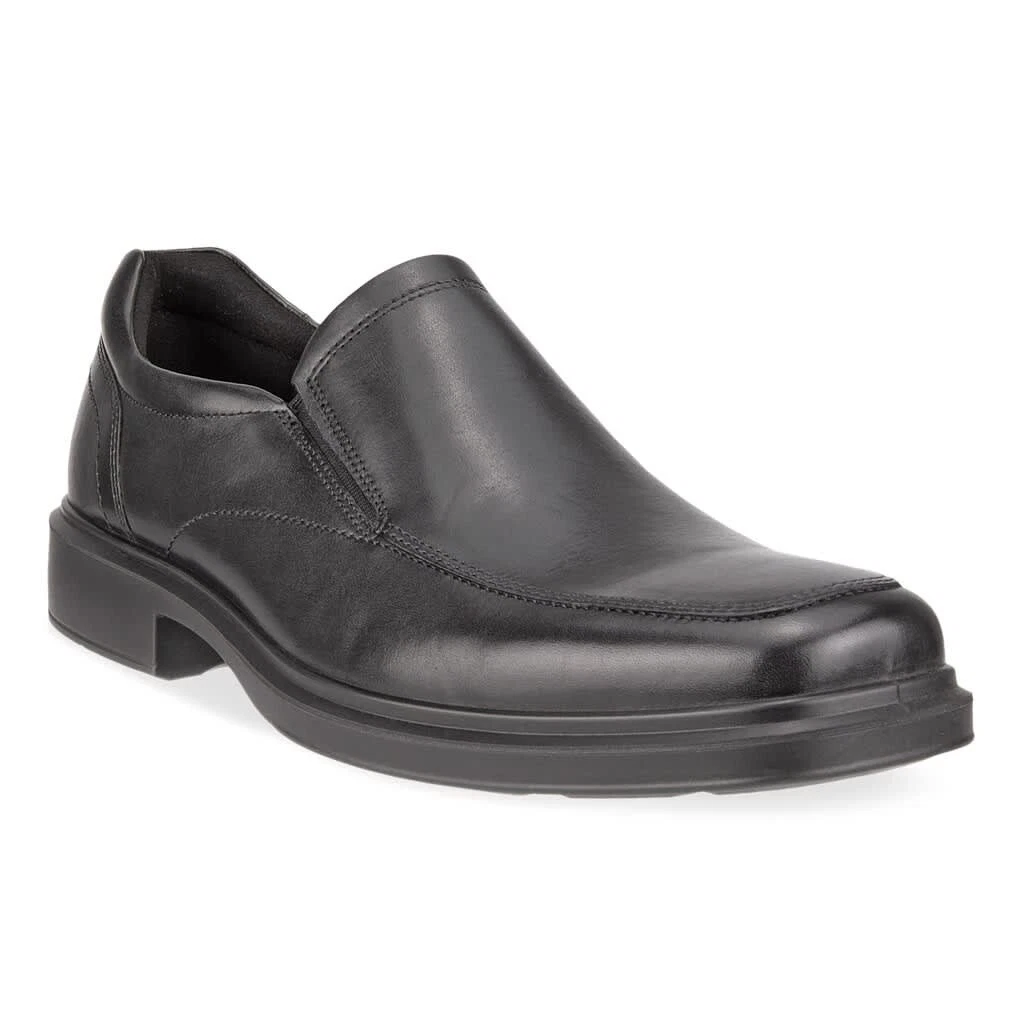 ECCO Uomo 44 (10 10.5) Helsinki 2.0 Pelle Grembiule Punta Scarpe Slip On Business