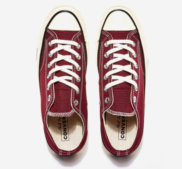 Size 9.5 - Converse Chuck 70 Low Deep Bordeaux for sale