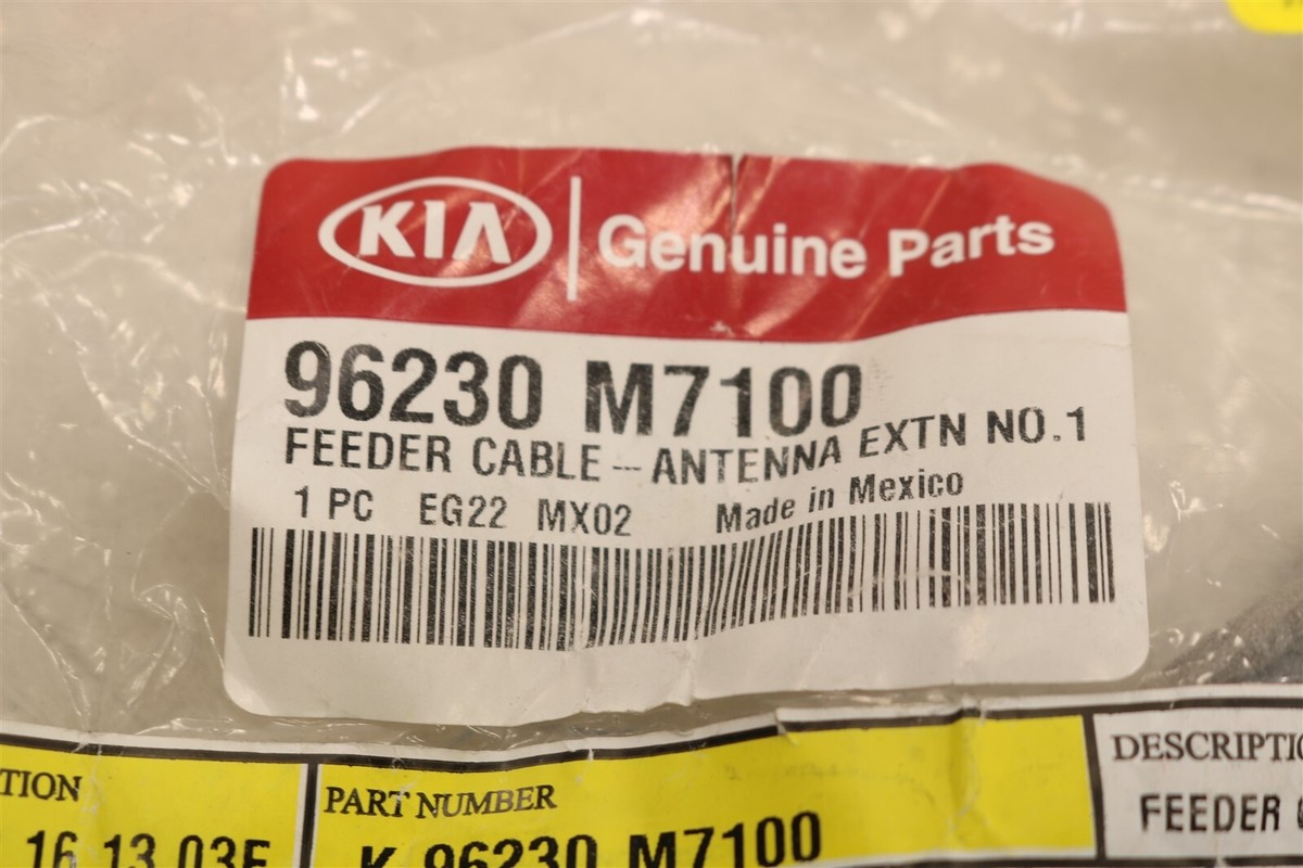 Genuine Kia Antenna Cable 96230-M7100 for sale online | eBay Genuine Kia Antenna Cable 96230-M7100 for sale online | eBay