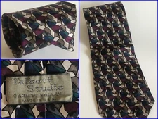 Robert Talbott Studio Chunky Abstract Geometric Classic Neck Tie Office Wear