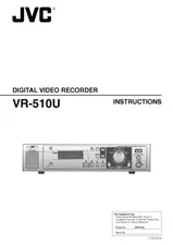 JVC VR-510U Digital Video Recorder Owners Instruction Manual Reprint