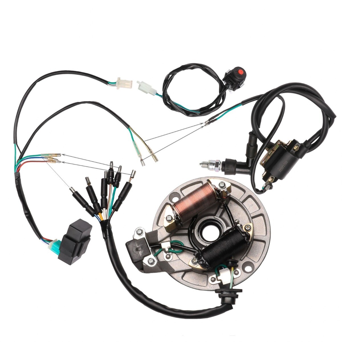 Wire Harness CDI Coil Stator Magneto Lifan 70CC 110CC 125CC Apollo SSR Dirt Bike