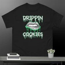 Drippin Cookies T Pro Club Shaka Tee to Match J3 Green Glow Sneaker Hip Hop