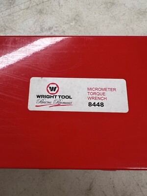 Wright Tool # 8448, 1000'-lb, Fixed Head, with Red Carrying Case