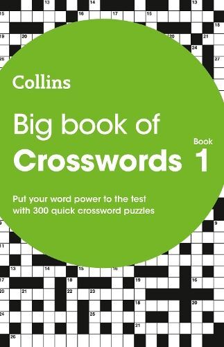 Collins Big Book of Crosswords Book 1 Like New Book, Collins Puz