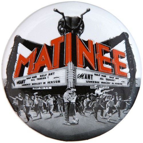 “MATINEE” 1993 KITSCHY HORROR MOVIE BUTTON. eBay