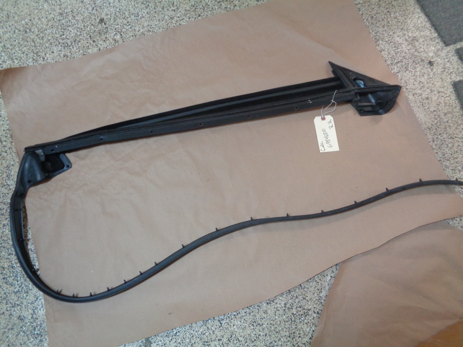 Ferrari California - RH Door Rubber Seal  Part# 69846800