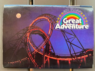 Vintage 1980’s SIX FLAGS GREAT ADVENTURE Jackson, New Jersey 14 Photos Folder