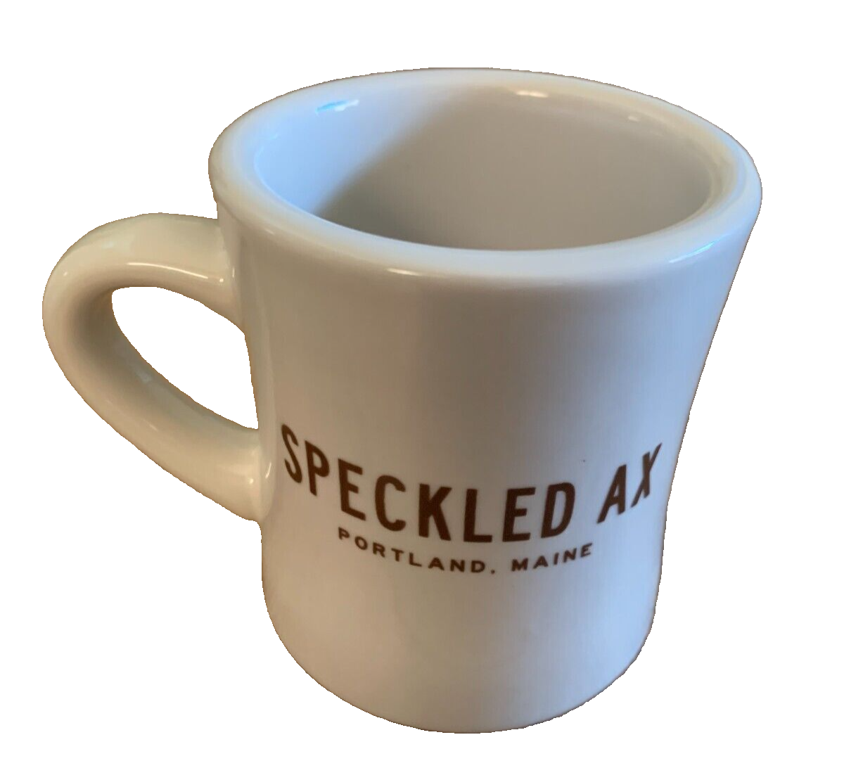 Coffee Mug Cup Speckled Ax Portland Maine ME Grinder Westford 4