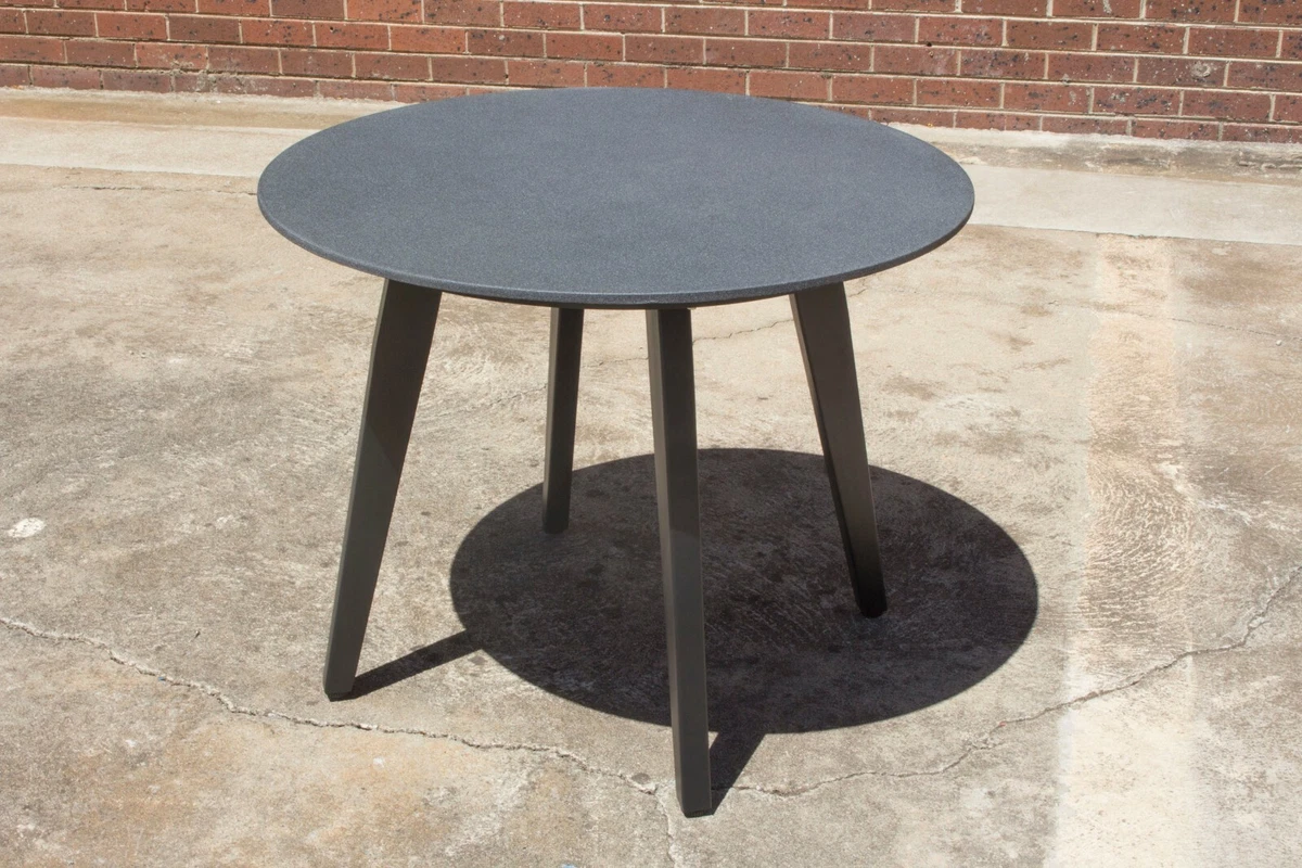 Adavale Round Outdoor Bistro Table 900mm Diameter GRC Concrete