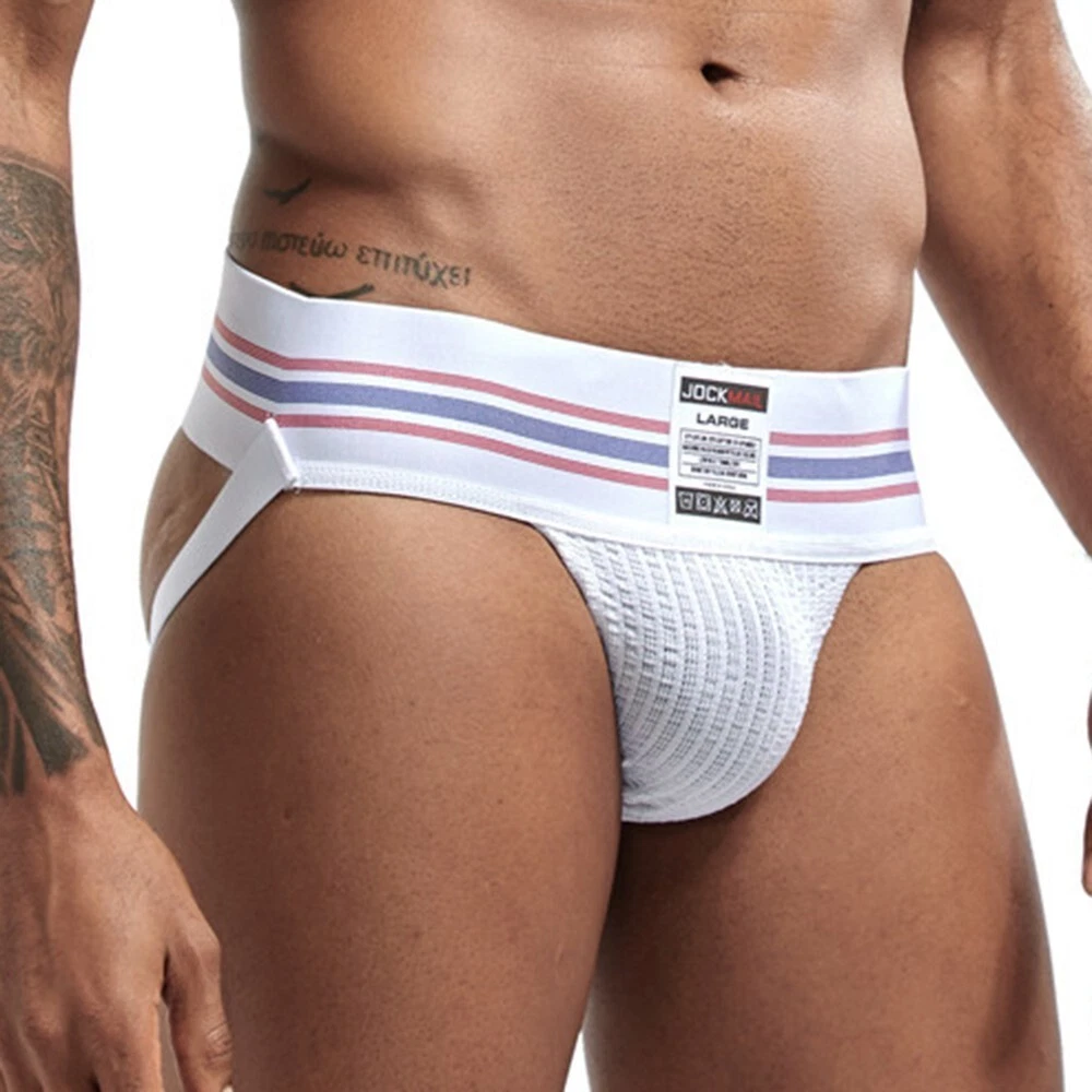 Mens Soft Jock Strap Athletic Supporter Sport Underwear Jockstrap M 2XL
