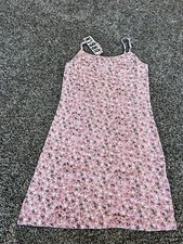 womens urban outfitters pink floral sundress size S 49