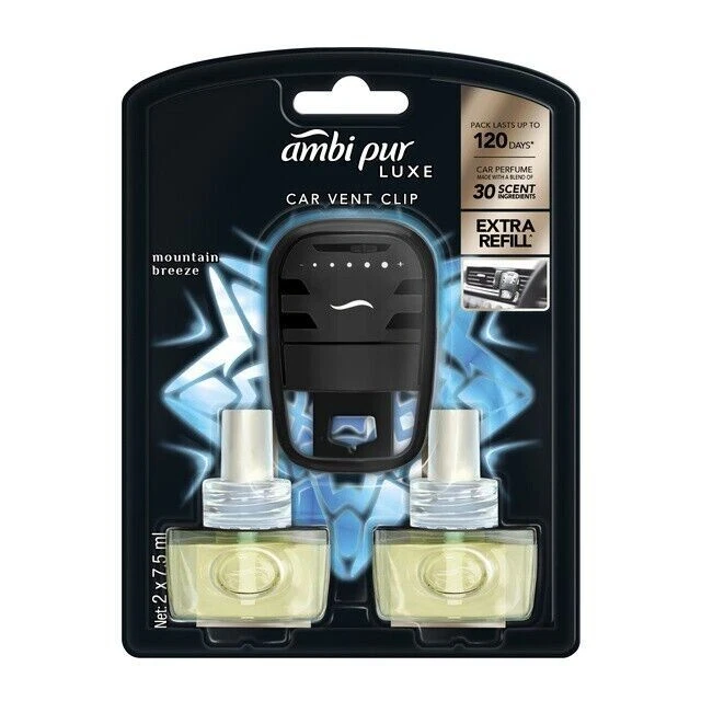 1x Deodorante per auto Ambi Pur Luxe (7,5 ml x 2 flaconi di profumo) - SPEDIZ... - Immagine 4 di 4