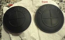 Custom BMW 2002 Roundel Front/Rear Black Cerakote Fits E90 others? Blackout