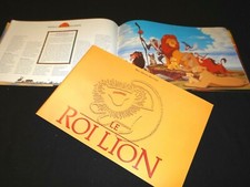 LE ROI LION !  rare dossiers presse cinema walt disney 40 pages