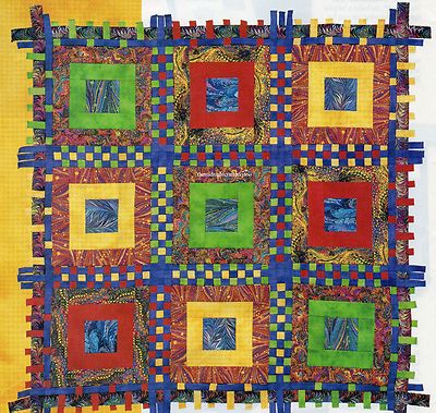Wacky Weaving Quilt Pattern Pieced HP