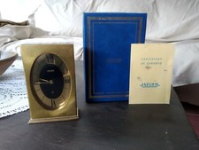 OROLOGIO DA SCRIVANIA JAEGER LE COULTRE FUNZIONE SVEGLIA 8 GIORNI SCATOLA ORIGINALE GARANZIA