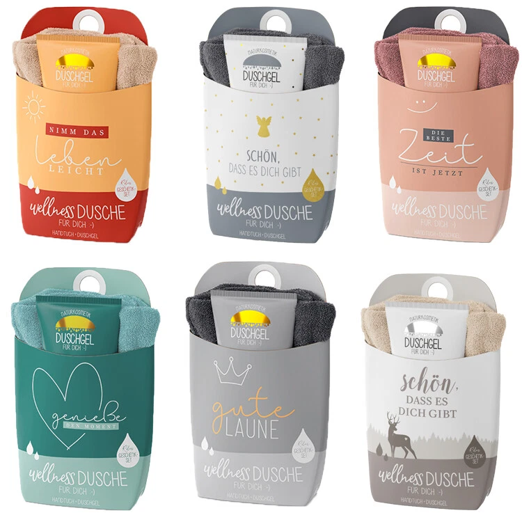 LA VIDA Geschenkset Wellness Dusche Gast Geschenk Idee Cosy Moments Entspannen Dusche