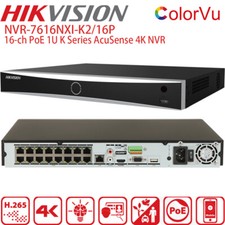 HIKVISION 16CH NVR DS-7616NXI-K2/16P POE 12MP...