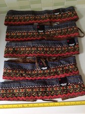 Joblot Wholesale CORDUROY EMBROIDERY WIDE BELT BELTS CUMBER-BAND BNWT size 10 x5