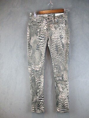 Rag Bone Jeans Womens Size 25 Womens Brown Feather Leggings Stretch Made in  USA
