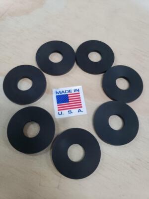 Oil Resistant Neoprene Rubber Washers 2 OD X 1/4'' ID X 1/4'' ThK FREE SHIPPING