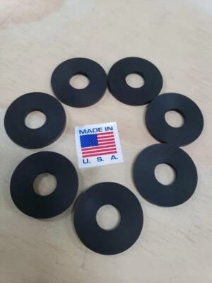 AAR Oil Resistant Neoprene Rubber Washers 1 1/2" OD X 5/16" ID X 1/8" Thickness