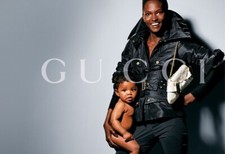 Gucci By Tom Ford Vintage Fall 03 Runway & Campaign Ads Black Corset Jacket It44