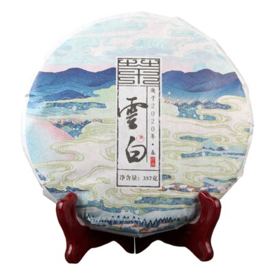 Raw Pu Erh Tea Cake 357g Golden White Yunnan Cloud White Beauty Pu erh Tea