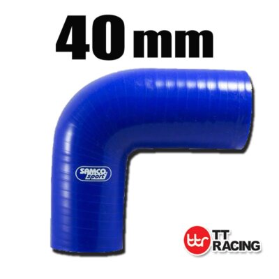 Silicone Turbo Air Pipe 90 Degree Elbow Radiator Coolant Hose 40mm 1.62''