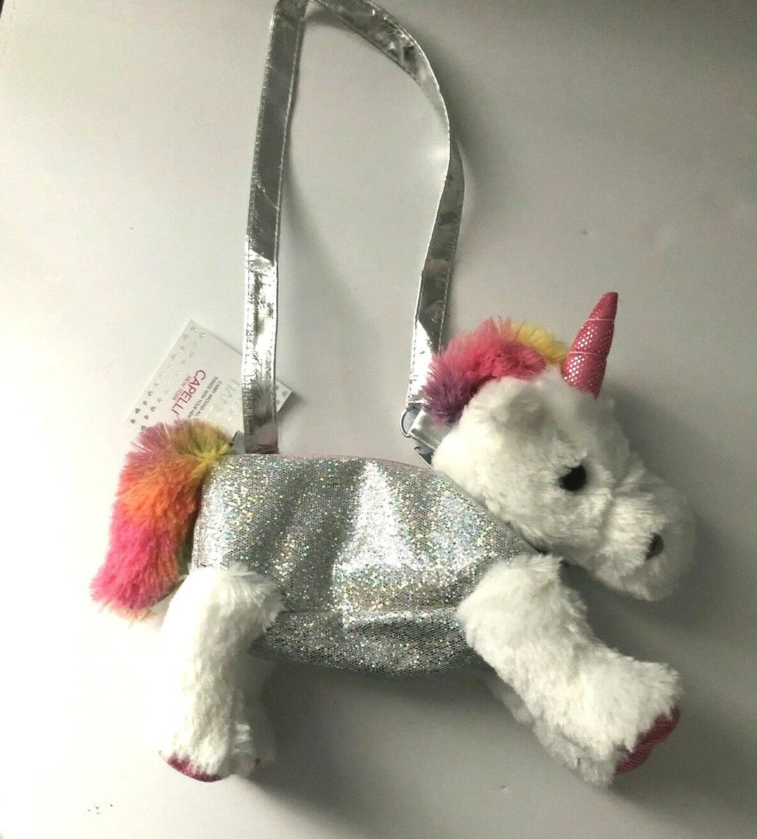 Girl's Unicorn Purse Capelli Silver Sparkle Handbag NEW | eBay
