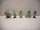 Vintage Marx Disney Alice in Wonderland TV Playhouse Figure Set 5 Complete Ex