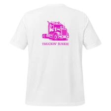 Unisex t-shirt Trucking trucks theme best gift for unique transport truck lover