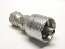 Parker 10643-4-4 Female Swivel Adapter 1/4 JIC X 1/4 Hose Steel (T61)