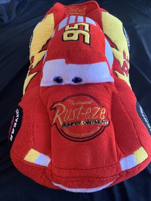 Disney Pixar Cars Lightning McQueen Plush Doll 15.5 Inches With zipper Storage | eBay