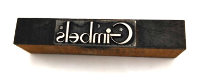 Printing Letterpress Printers Block Gimbels