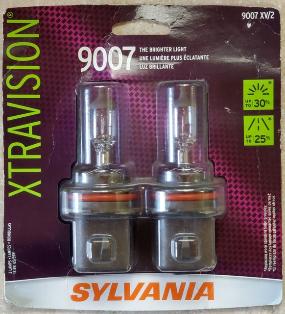 SYLVANIA 9007 XtraVision Halogen Headlight Bulb Contains 2 Bulbs For Sale Online EBay