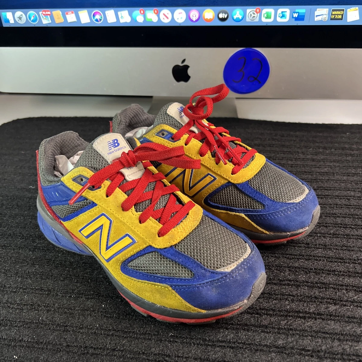 New balance 990 blue red sale
