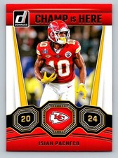 Isiah Pacheco 2024 Panini Donruss #3 Champ Is Here Football Card